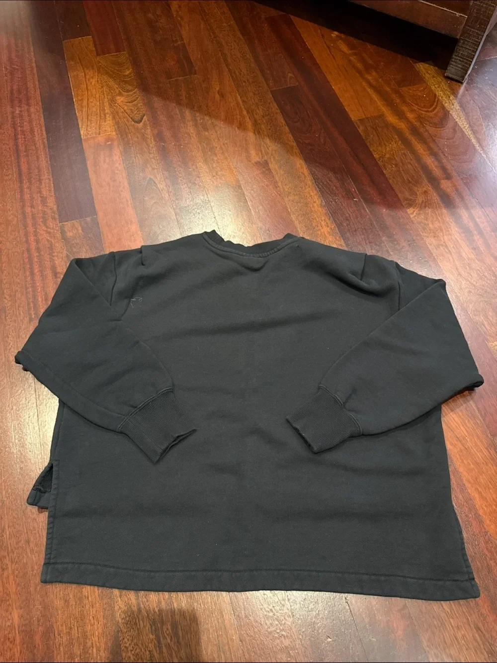 Nike Black Women's Crew Sweatshirt with Contrast Layer